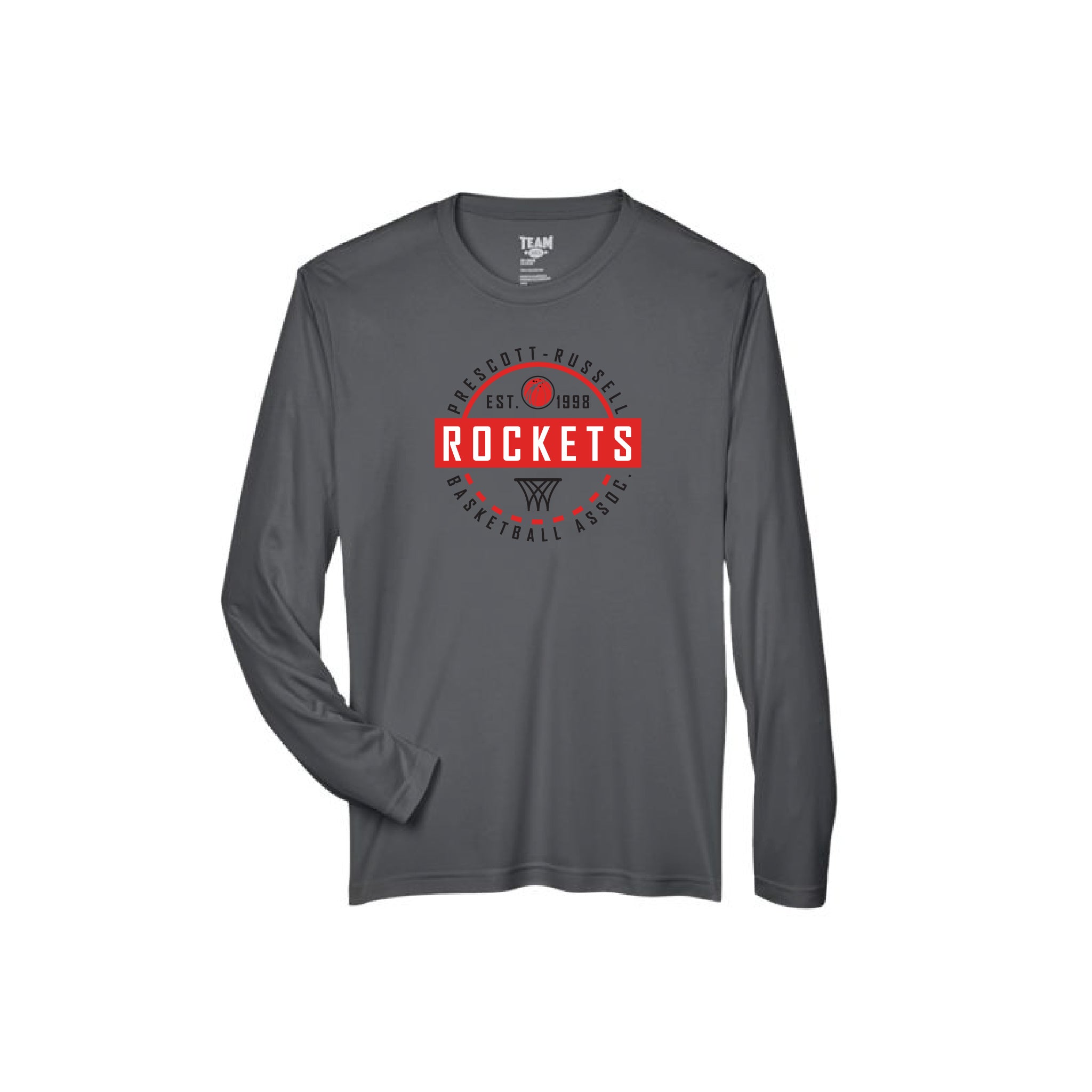 ROCKETS - Long Sleeve Performance Tee (Midcourt)