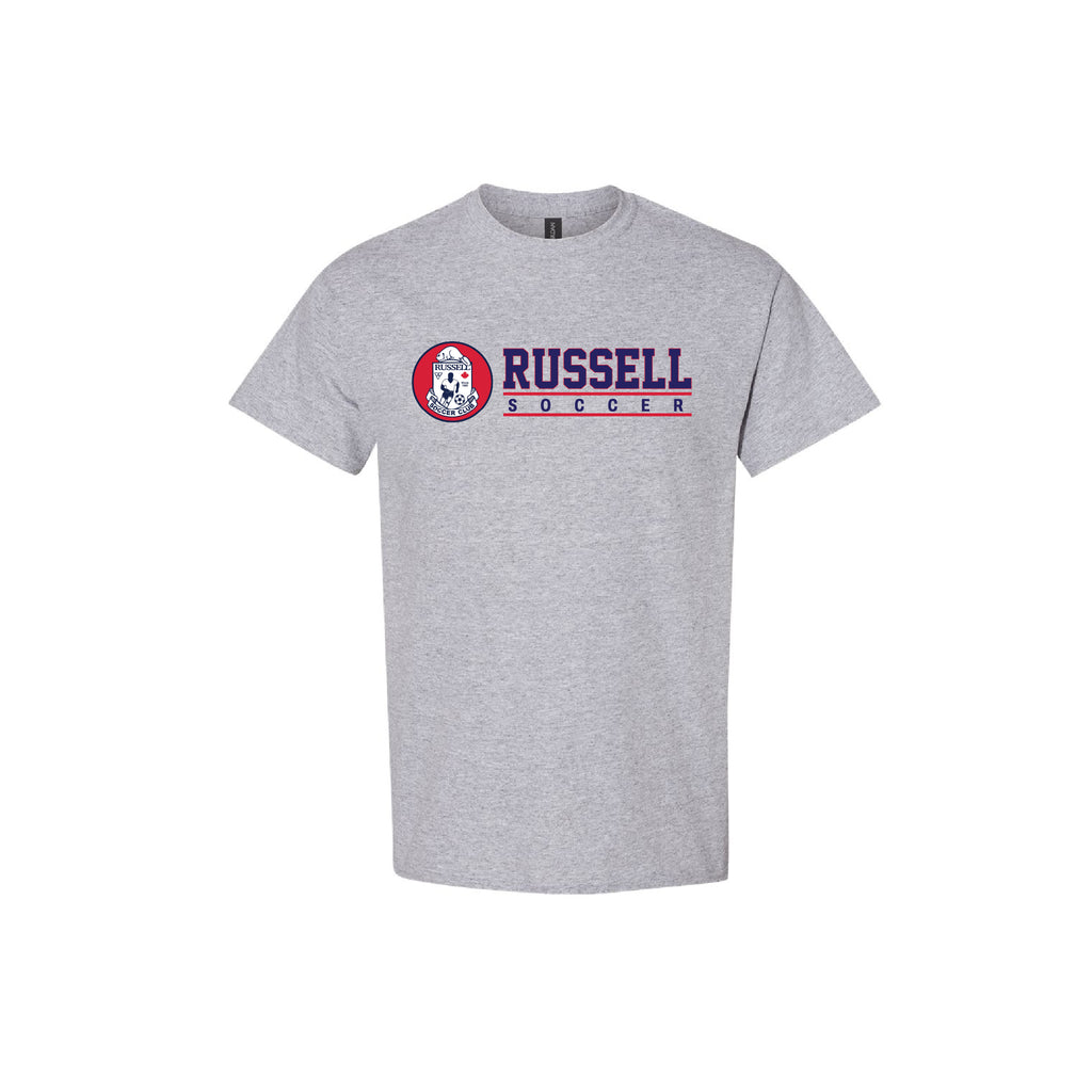 RUSSELL SOCCER CLUB - Cotton Tee (Pitch Line)
