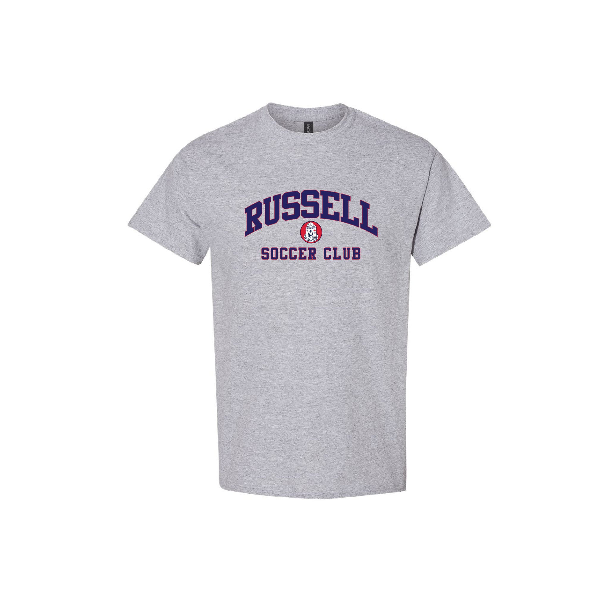RUSSELL SOCCER CLUB - Cotton Tee (Varsity Curve)