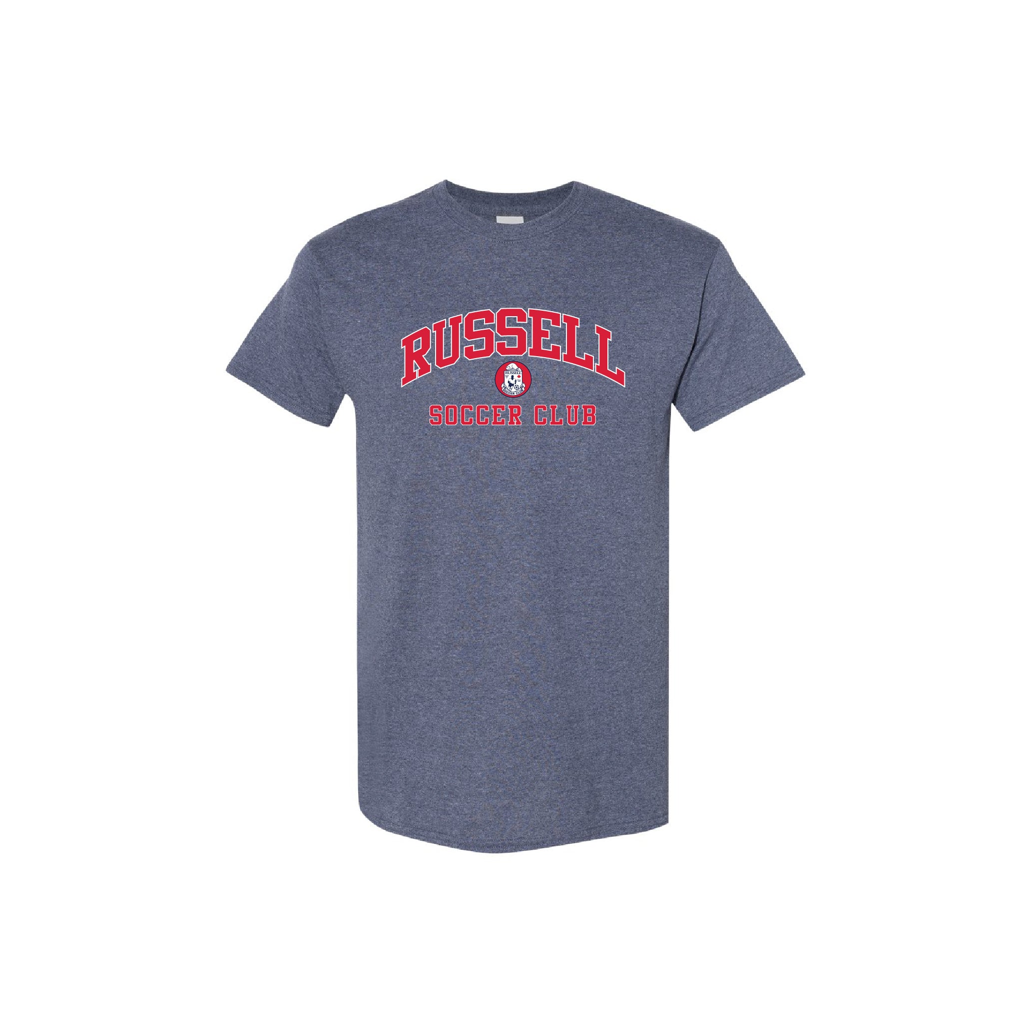 RUSSELL SOCCER CLUB - Cotton Tee (Varsity Curve)