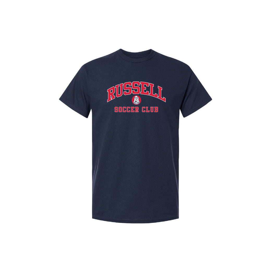 RUSSELL SOCCER CLUB - Cotton Tee (Varsity Curve)