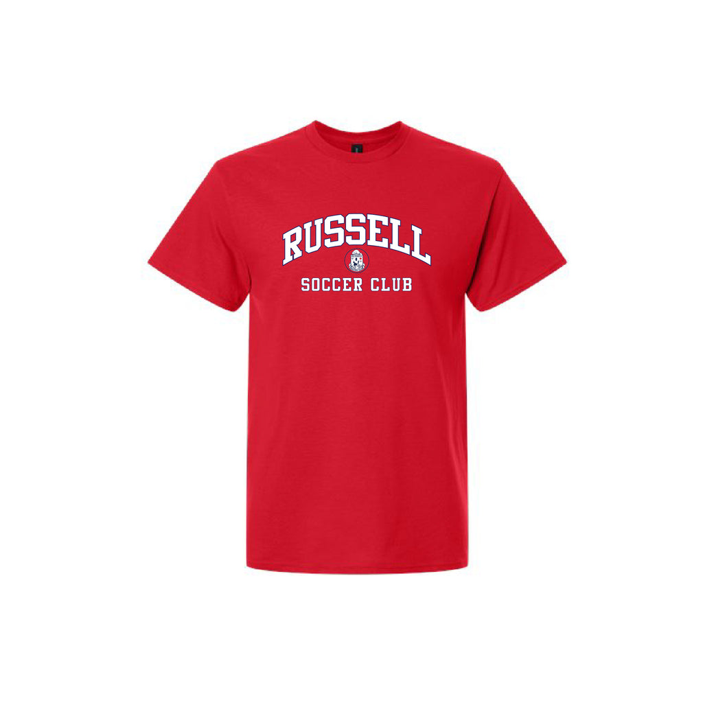 RUSSELL SOCCER CLUB - Cotton Tee (Varsity Curve)