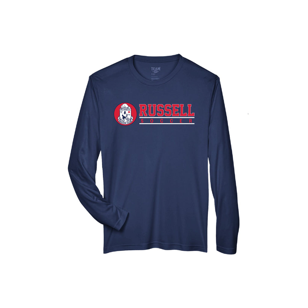 RUSSELL SOCCER CLUB - Long Sleeve Performance Tee (Pitch Line)