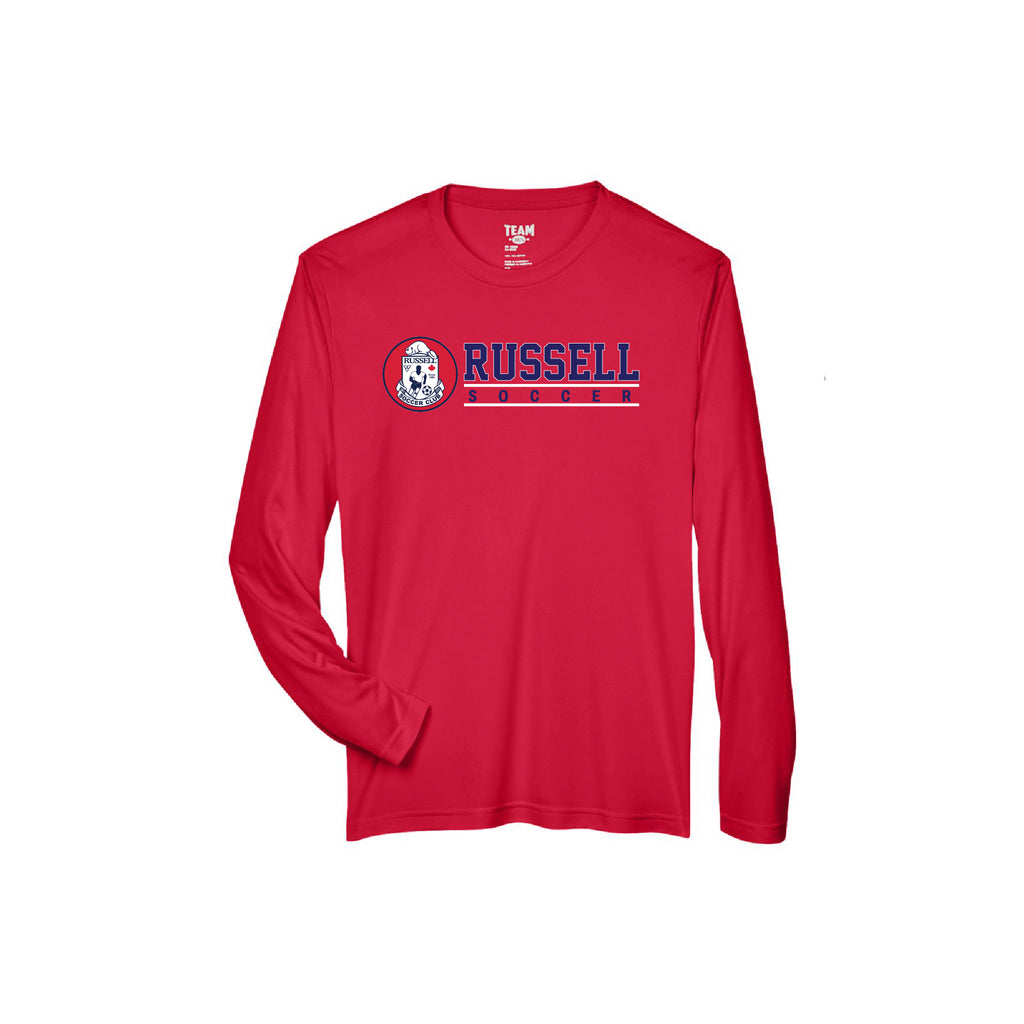 RUSSELL SOCCER CLUB - Long Sleeve Performance Tee (Pitch Line)