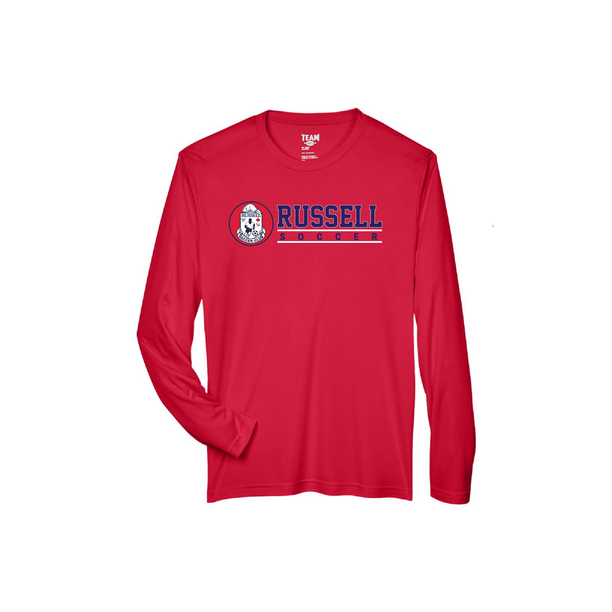 RUSSELL SOCCER CLUB - Long Sleeve Performance Tee (Pitch Line)
