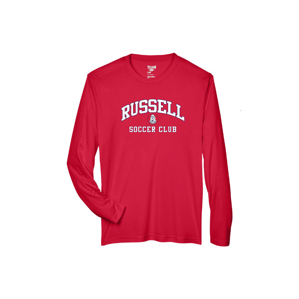 RUSSELL SOCCER CLUB - Long Sleeve Performance Tee (Varsity Curve)