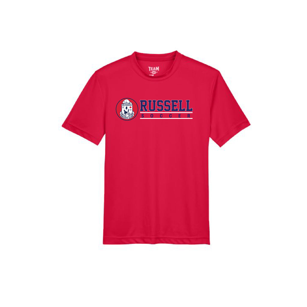RUSSELL SOCCER CLUB - Short Sleeve Performance Tee (Pitch Line)
