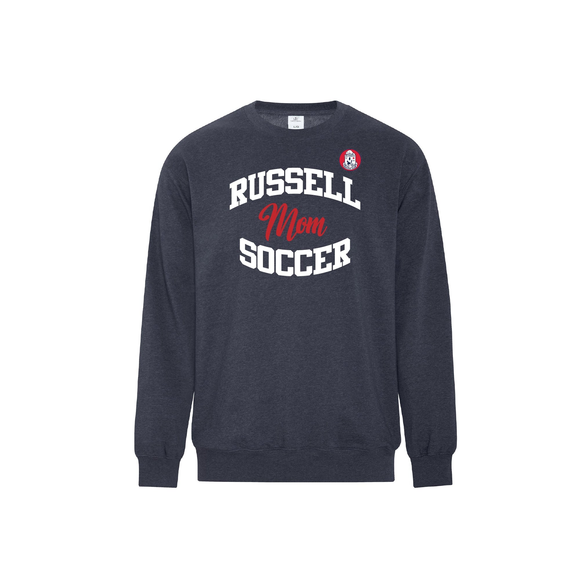 RUSSELL SOCCER CLUB - Soccer Mom Crew Sweatshirt