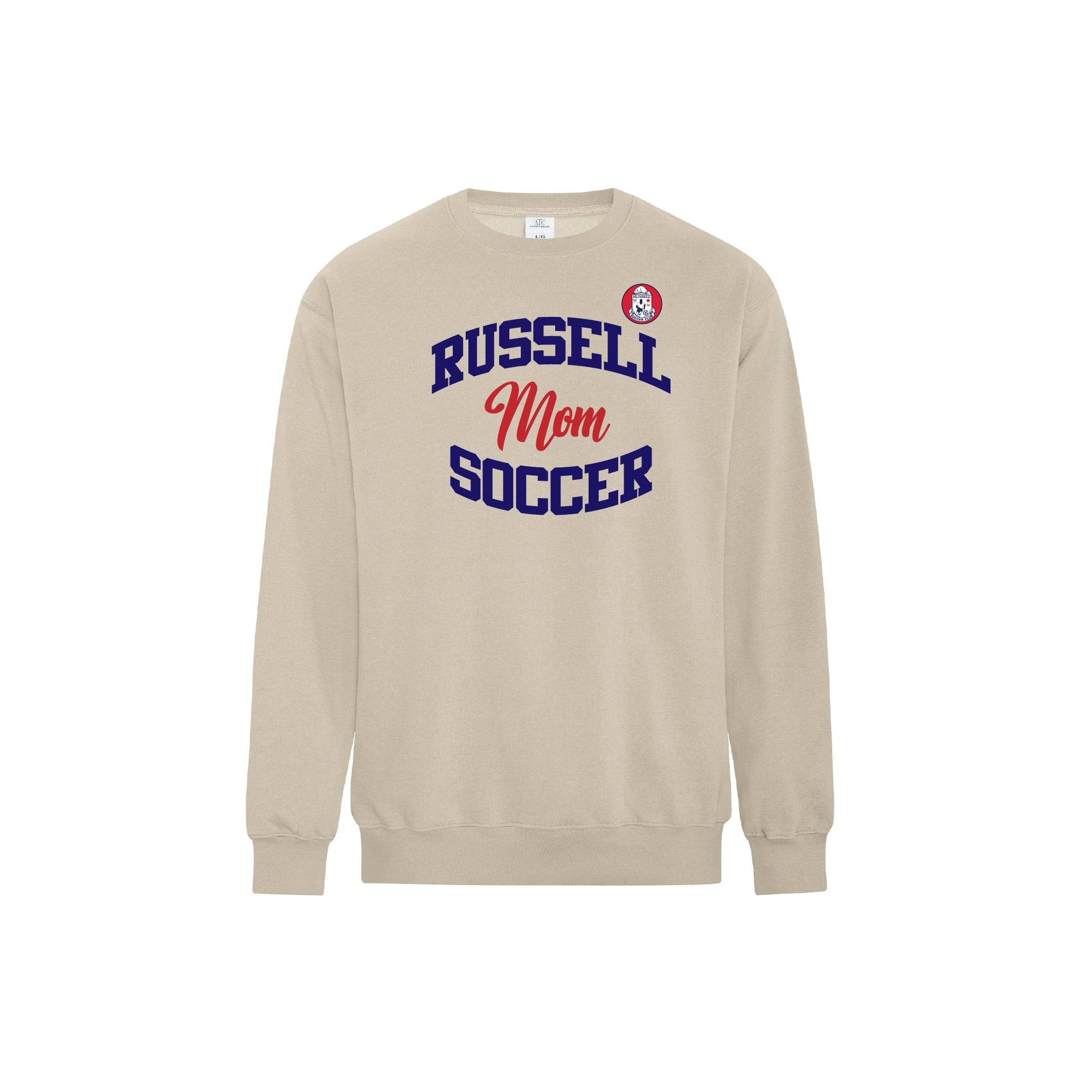 RUSSELL SOCCER CLUB - Soccer Mom Crew Sweatshirt