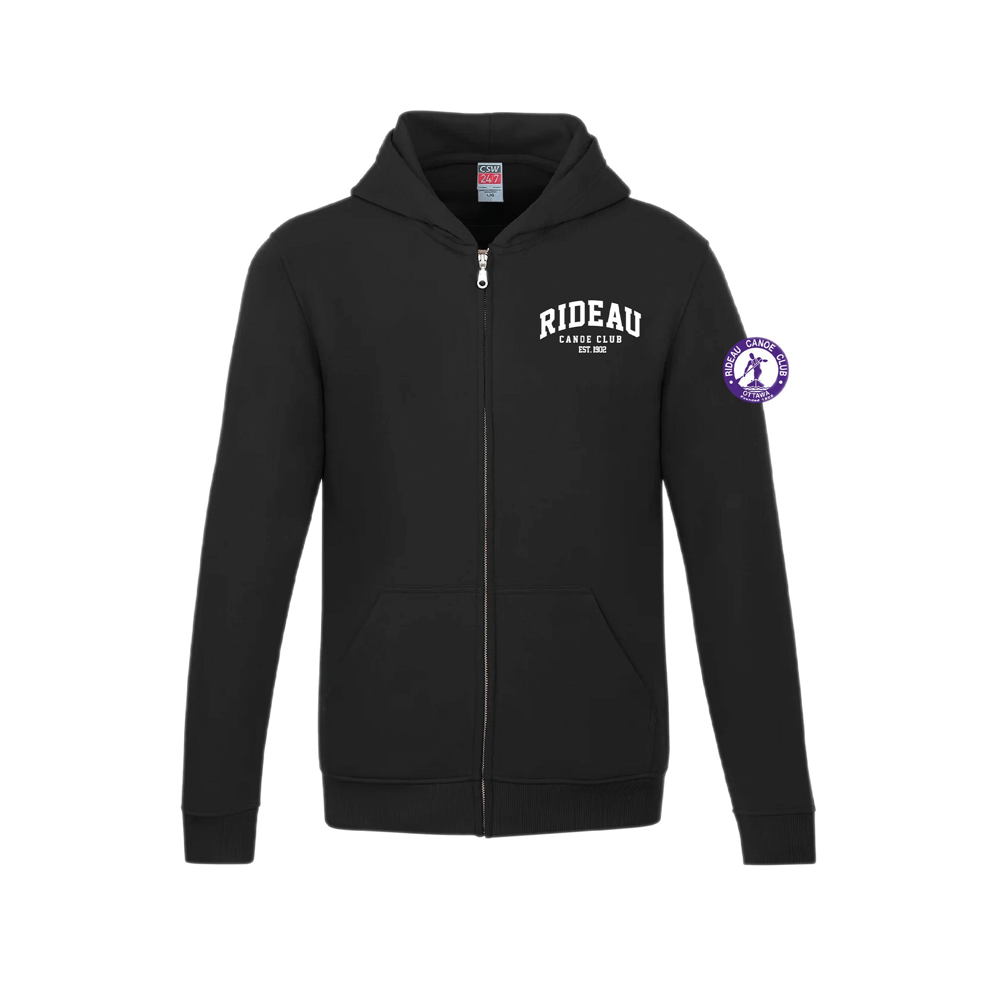 RIDEAU CANOE CLUB - Full-Zip Hooded Sweatshirt