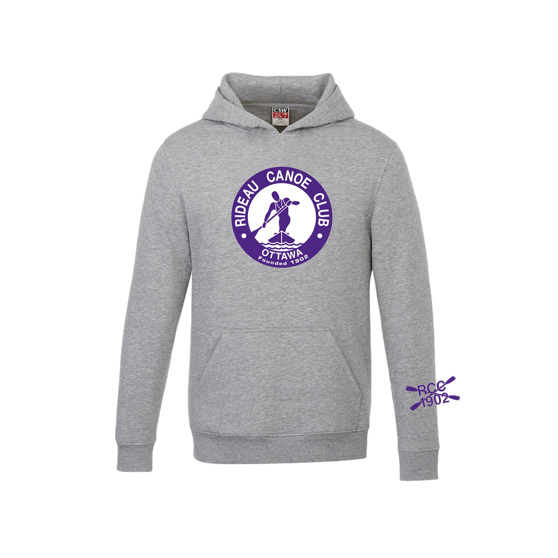 RIDEAU CANOE CLUB - Full Logo Hooded Sweatshirt