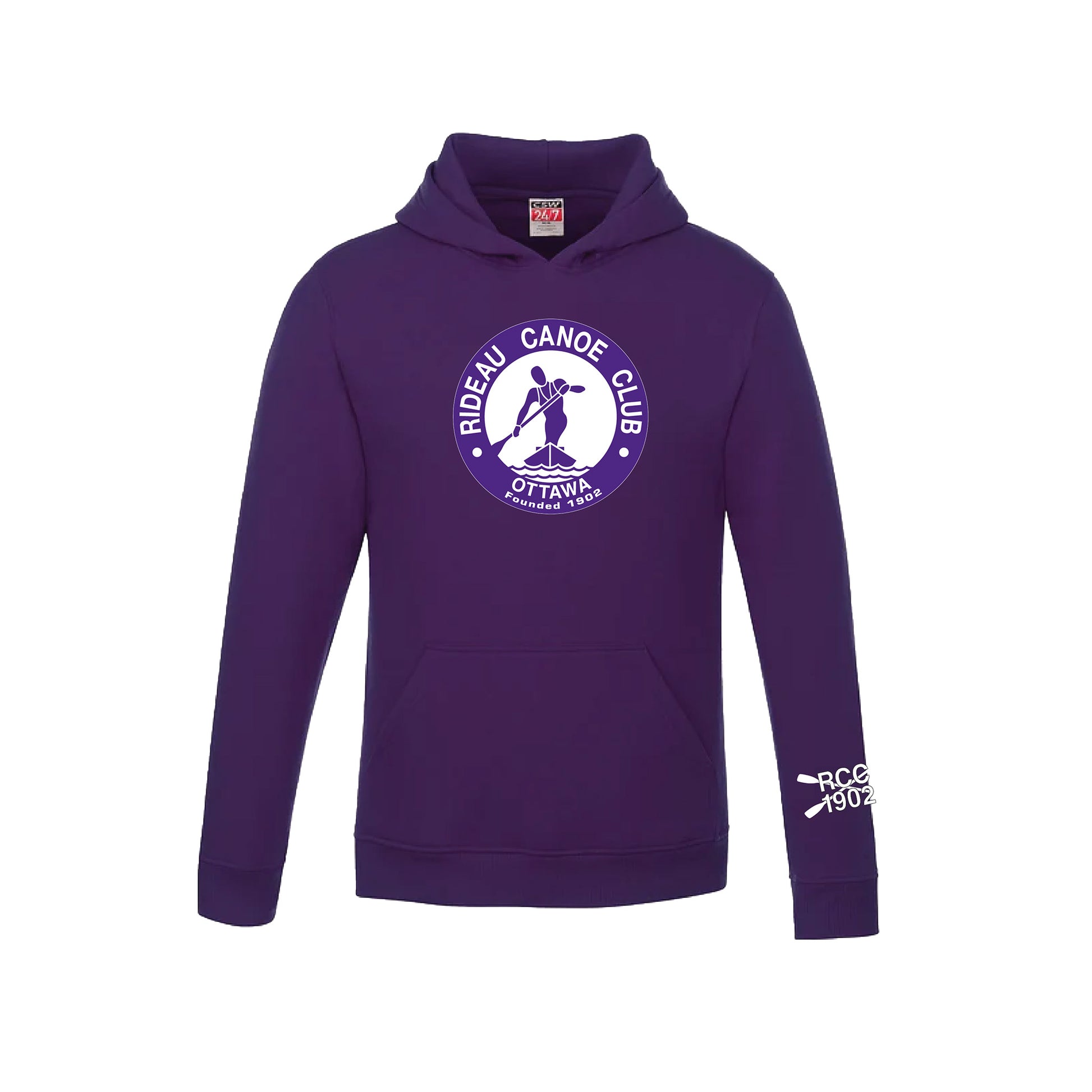 RIDEAU CANOE CLUB - Full Logo Hooded Sweatshirt