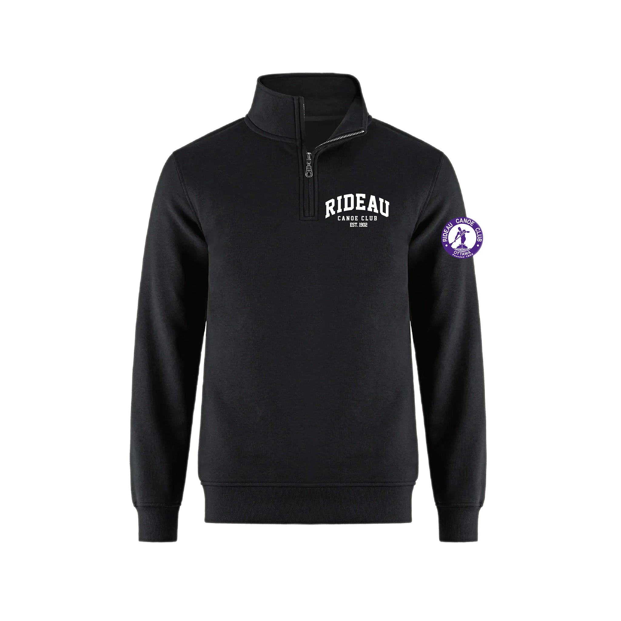RIDEAU CANOE CLUB - Quarter-Zip Sweater