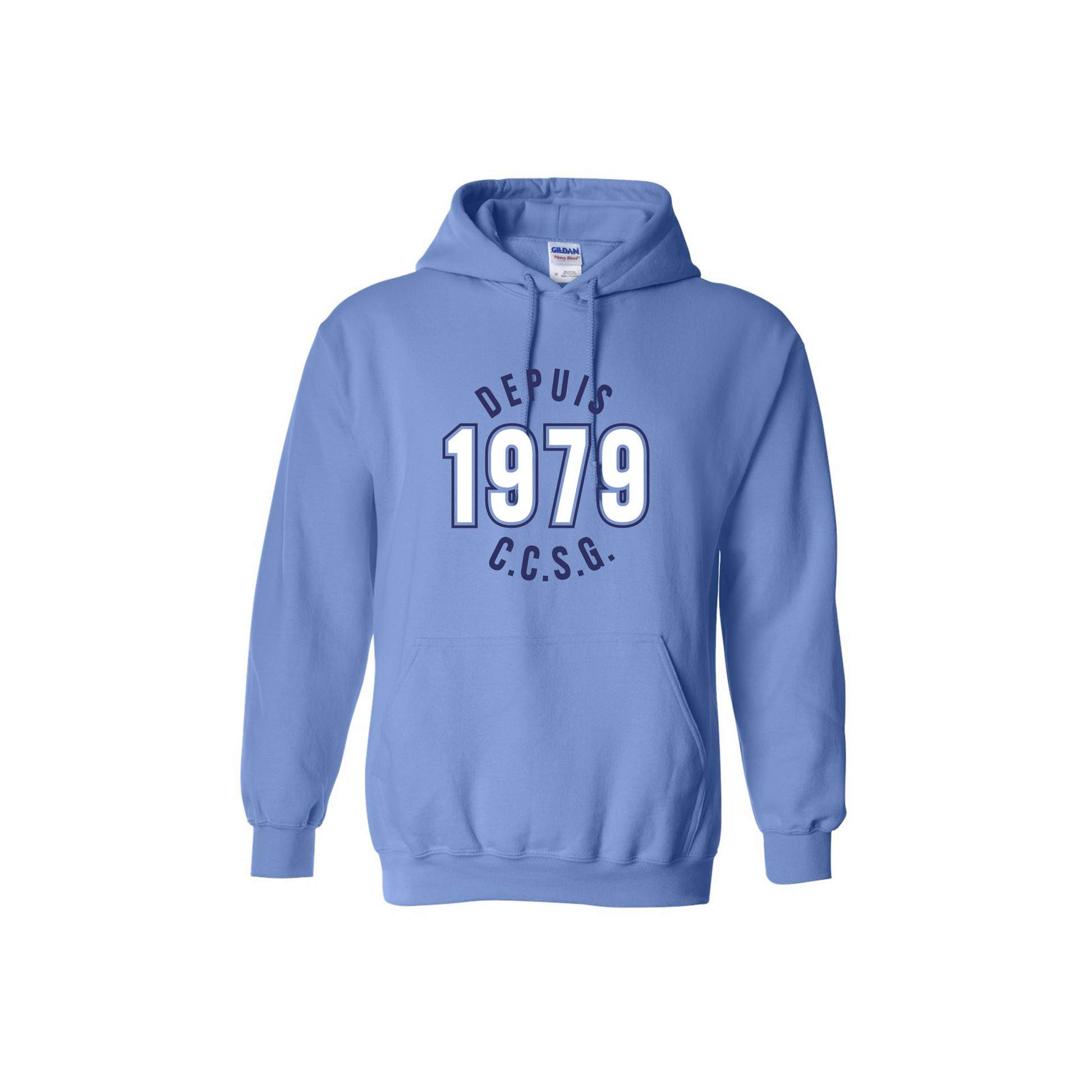SAMUEL GENEST - Depuis 1979 Cotton Hoodie with Pocket