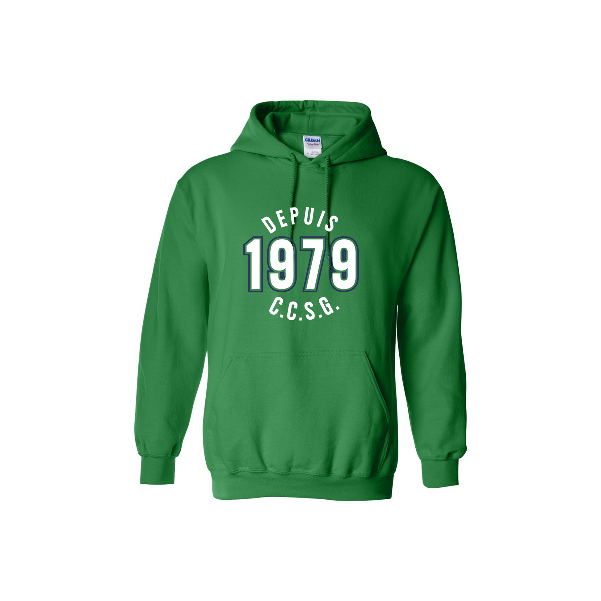 SAMUEL GENEST - Depuis 1979 Cotton Hoodie with Pocket
