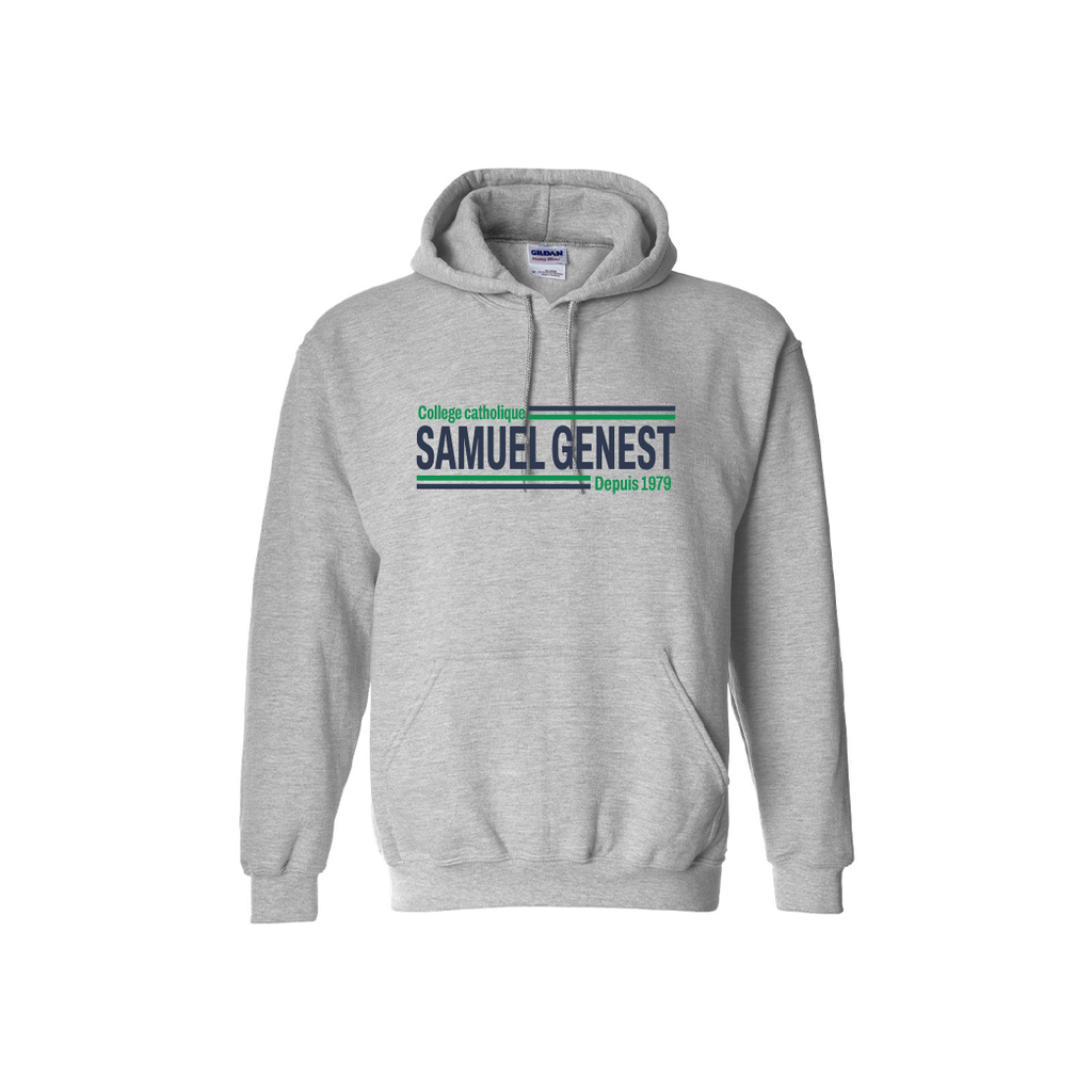 SAMUEL GENEST - Depuis 1979 Cotton Hoodie with Pocket