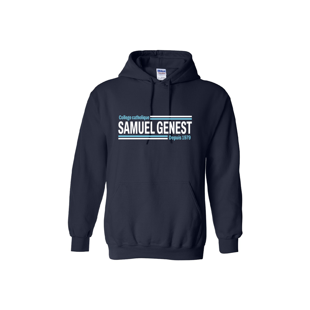 SAMUEL GENEST - Depuis 1979 Cotton Hoodie with Pocket
