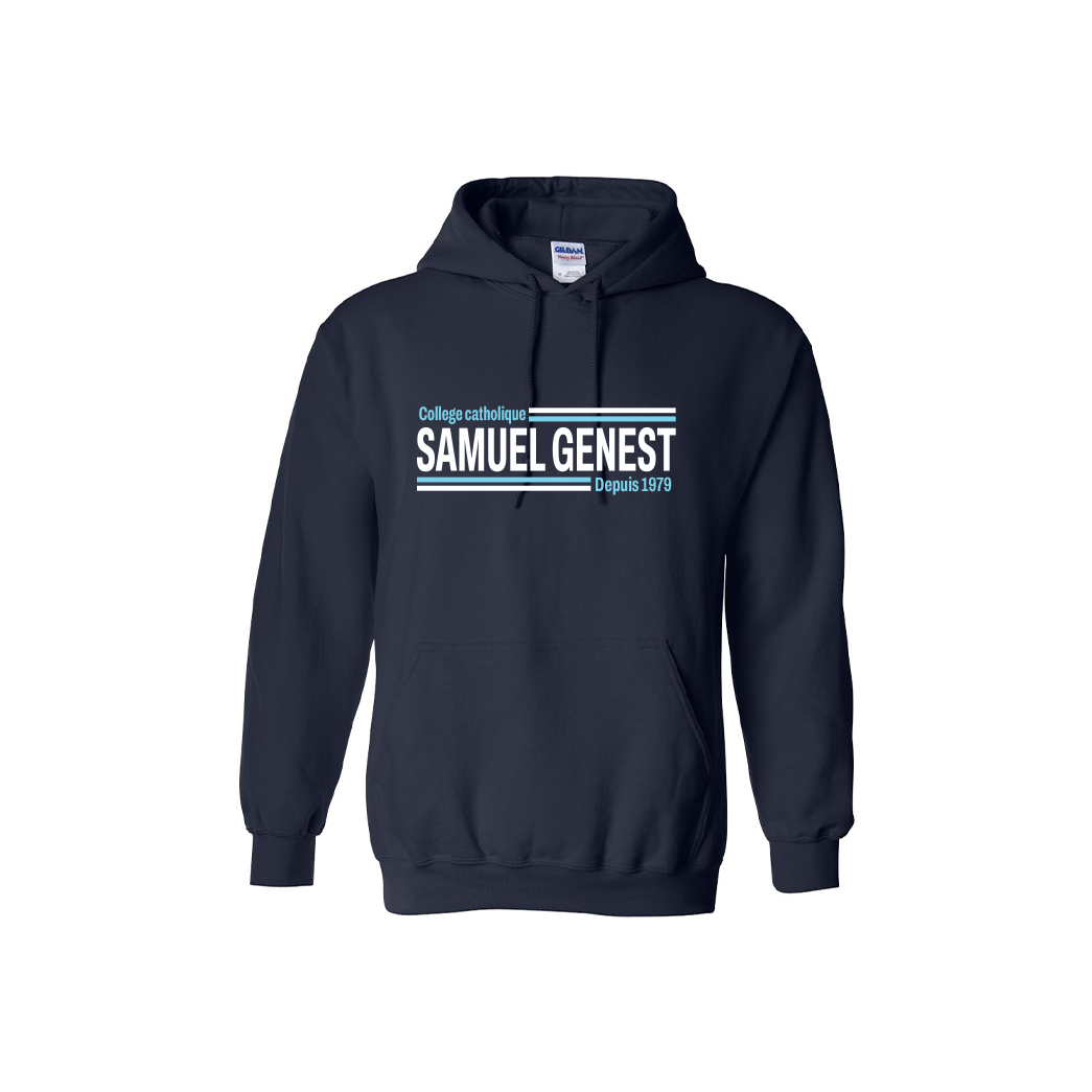 SAMUEL GENEST - Depuis 1979 Cotton Hoodie with Pocket