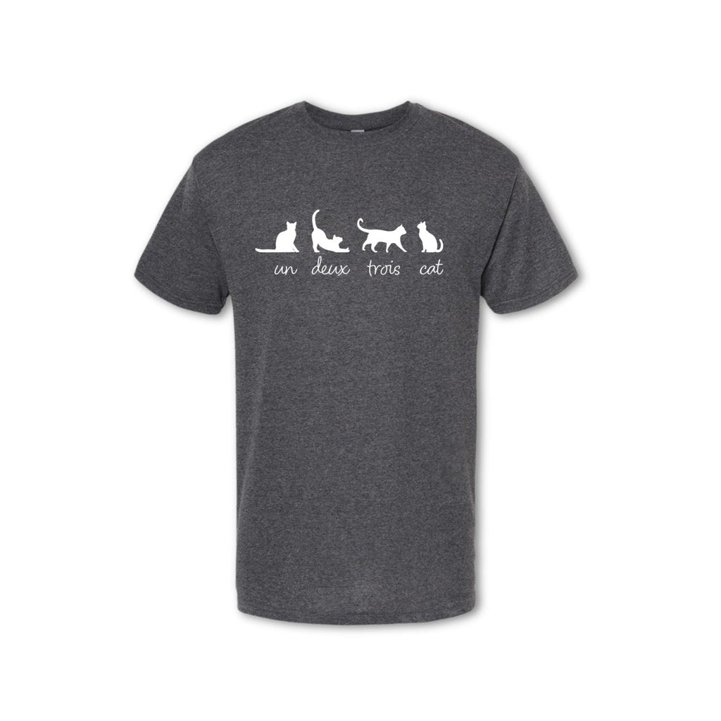 UN DEUX TROIS CAT T-Shirt - Cat Lover Tee (Women's & Men's)