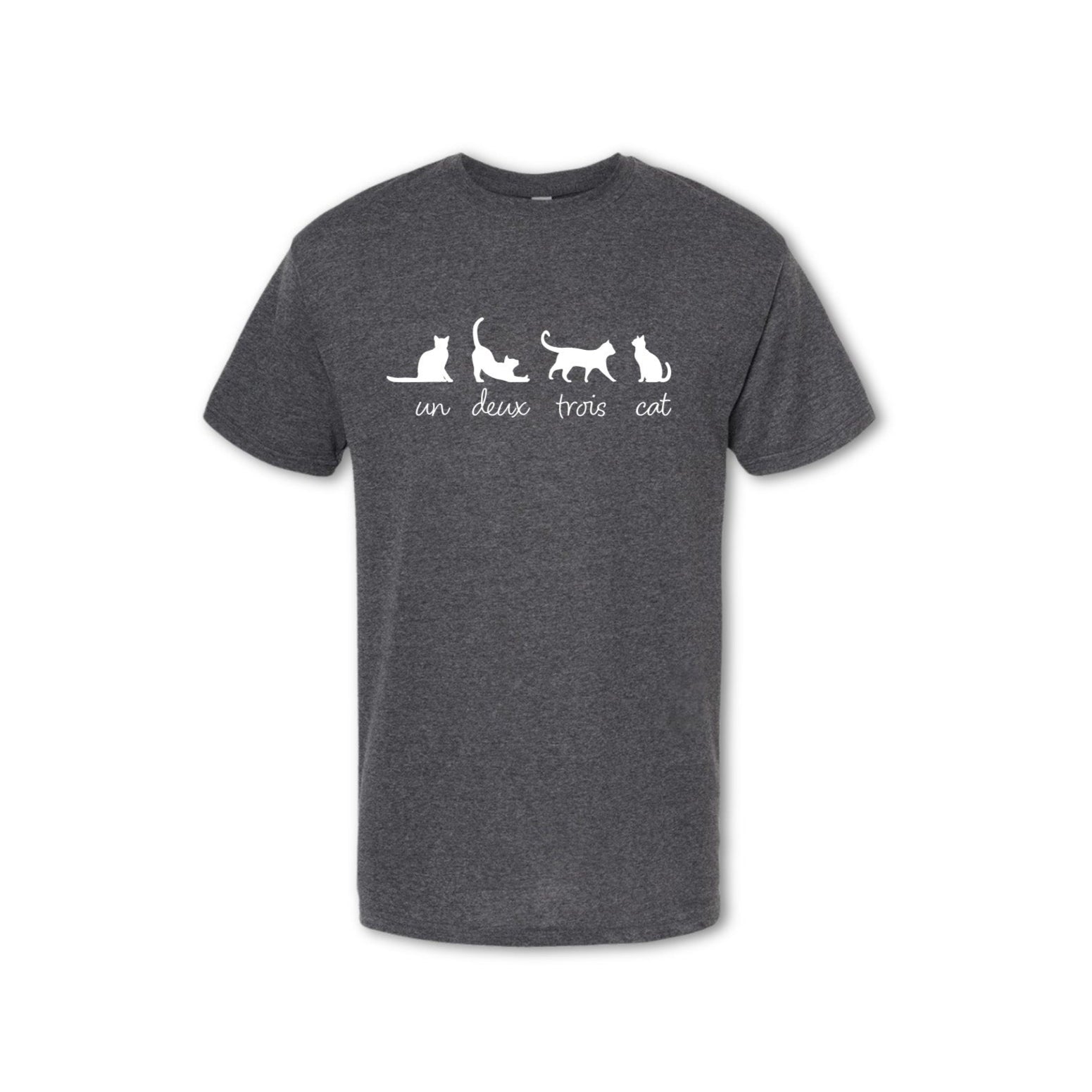UN DEUX TROIS CAT T-Shirt - Cat Lover Tee (Women's & Men's)