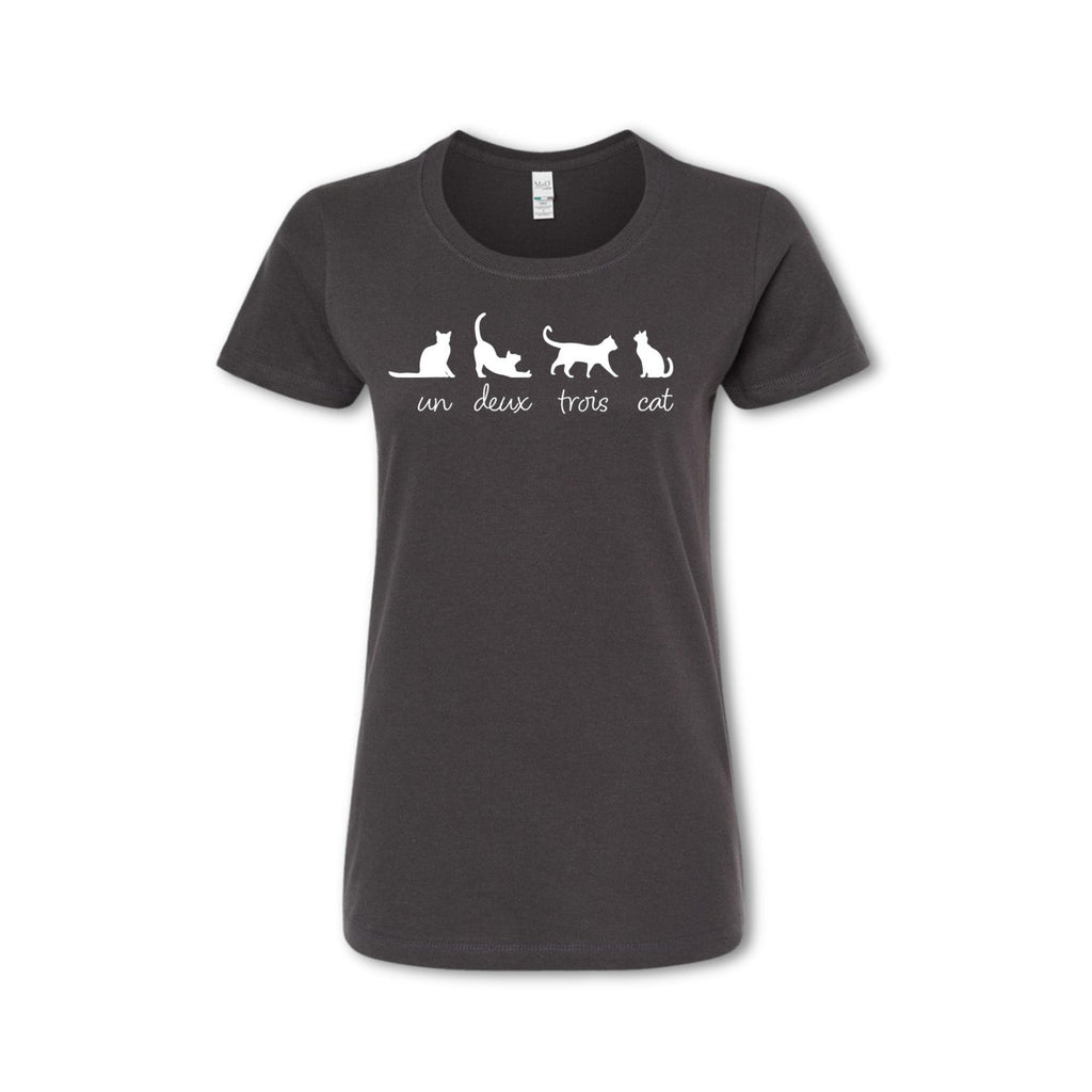 UN DEUX TROIS CAT T-Shirt - Cat Lover Tee (Women's & Men's)