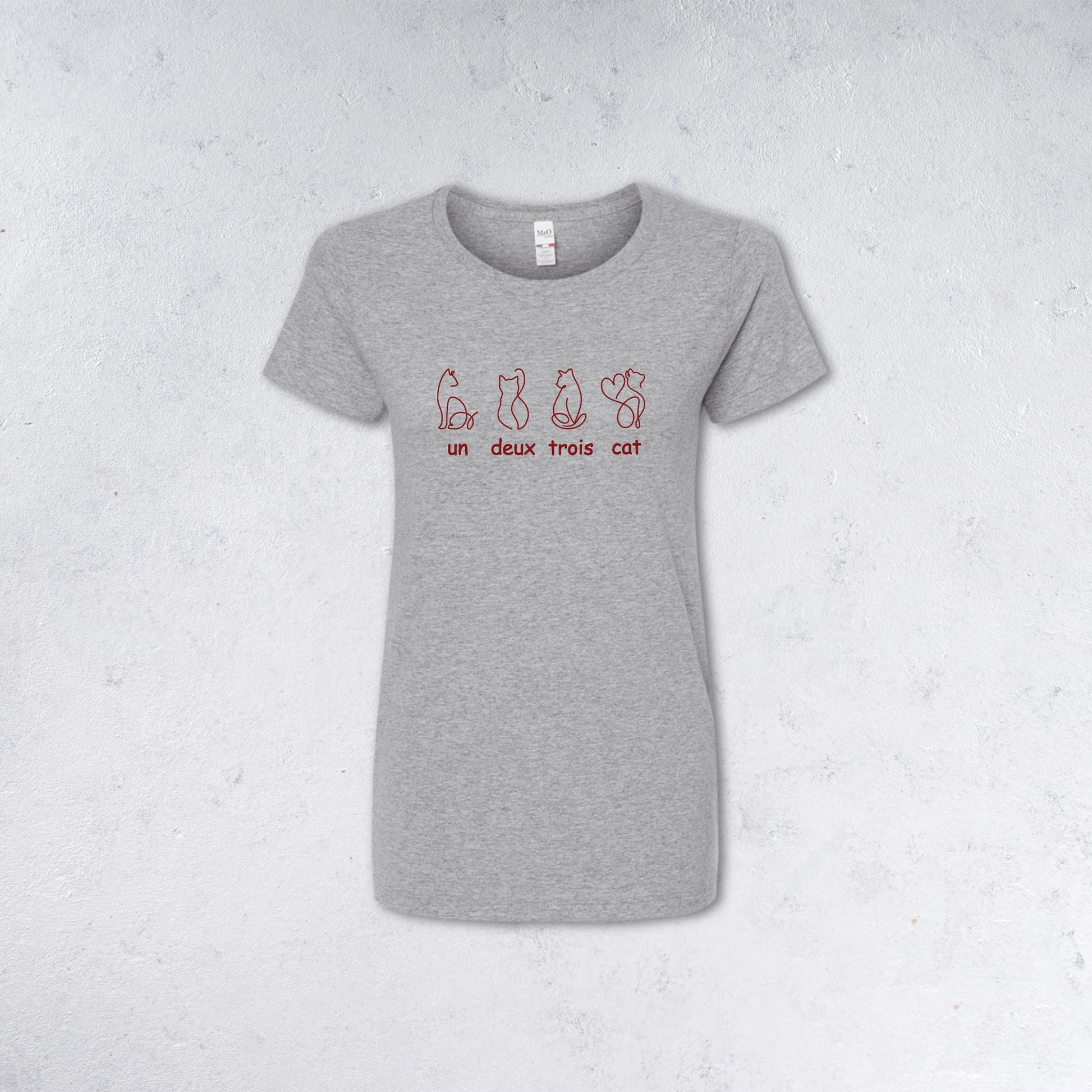 UN DEUX TROIS CAT T-Shirt - Cat Lover Tee (Women's & Men's)