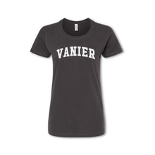 Load image into Gallery viewer, A gray t-shirt with the word &#39;VANIER&#39; printed in white on the chest.
