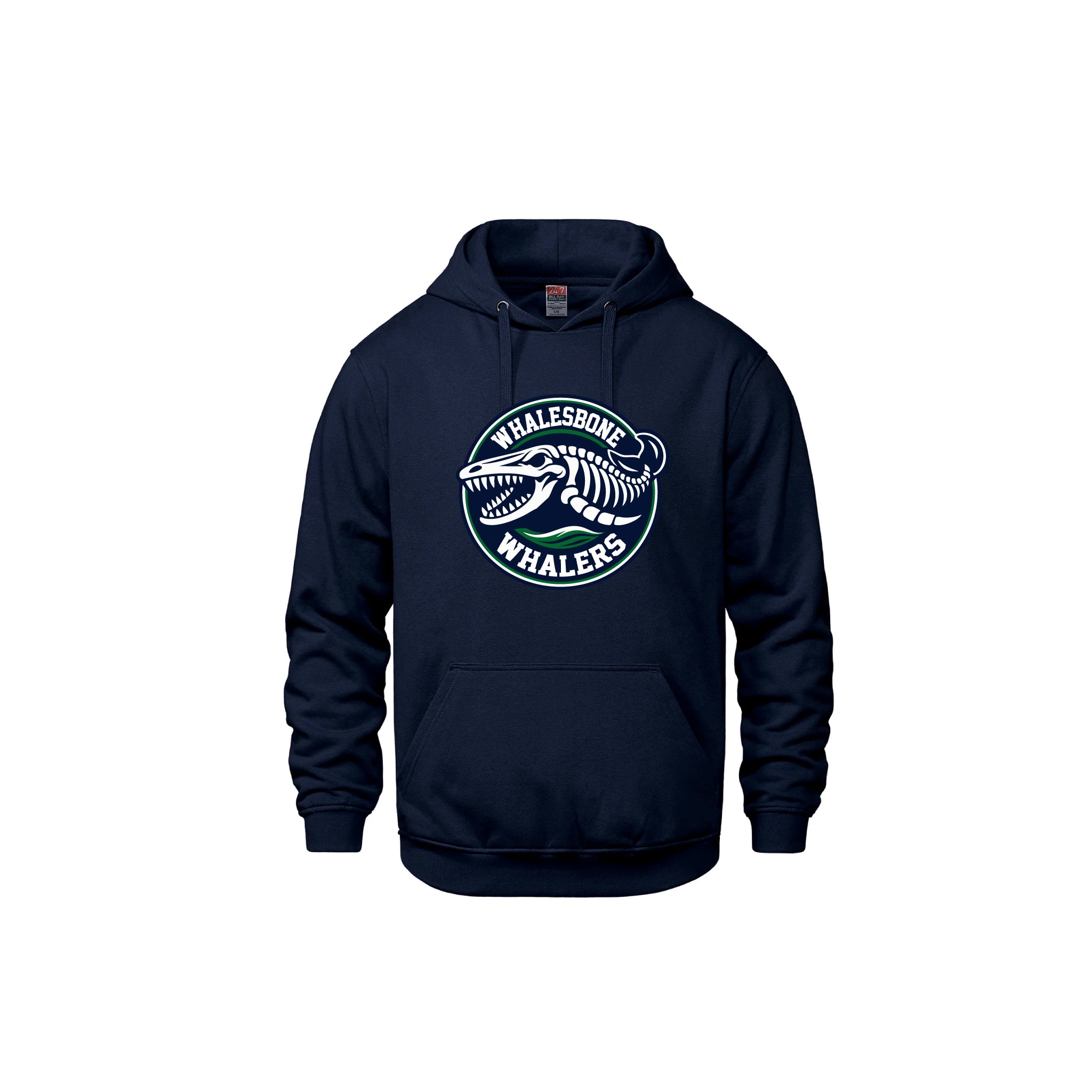 WHALESBONE WHALERS - Large Logo Hoodie