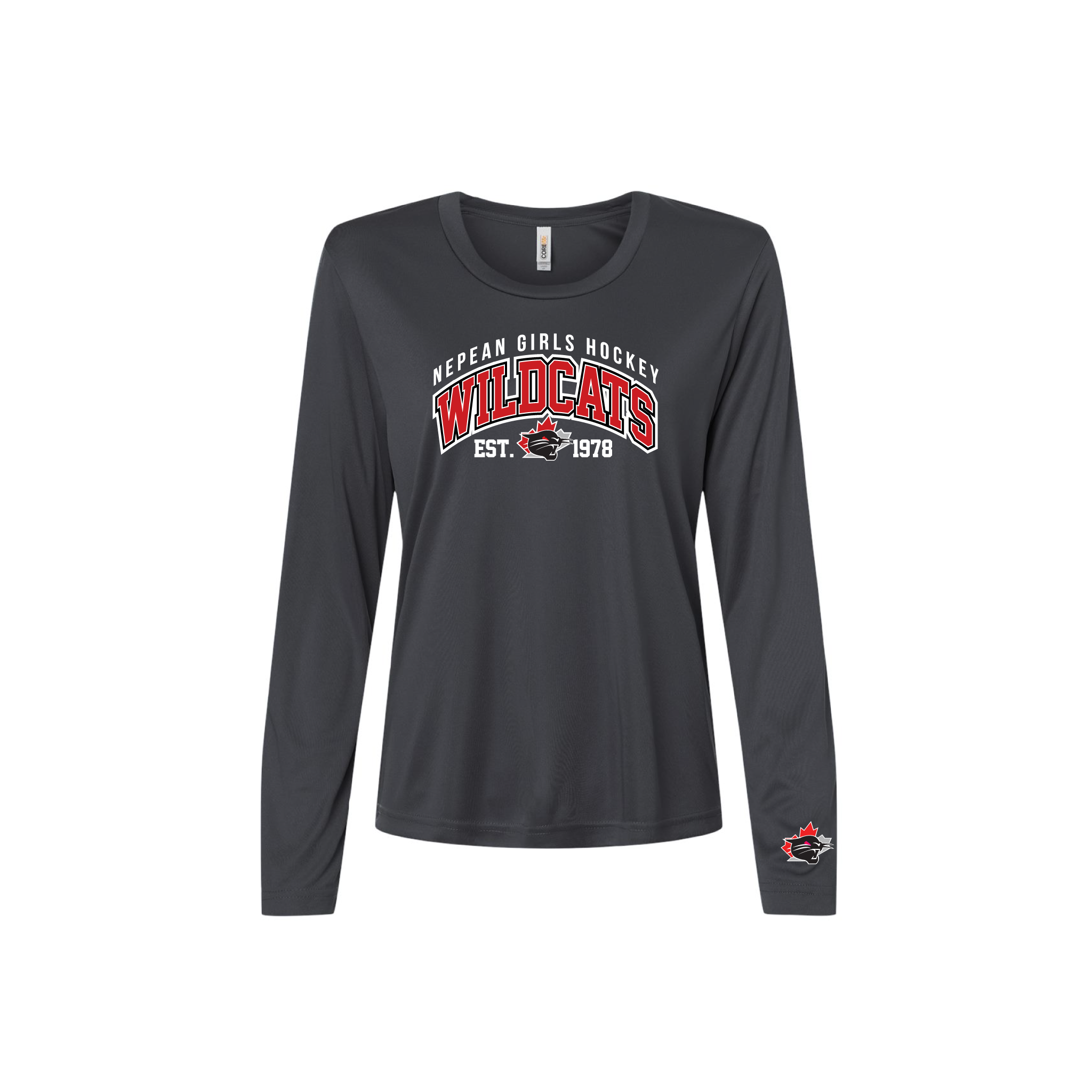WILDCATS - Long Sleeve Performance Tee (Locker Room)