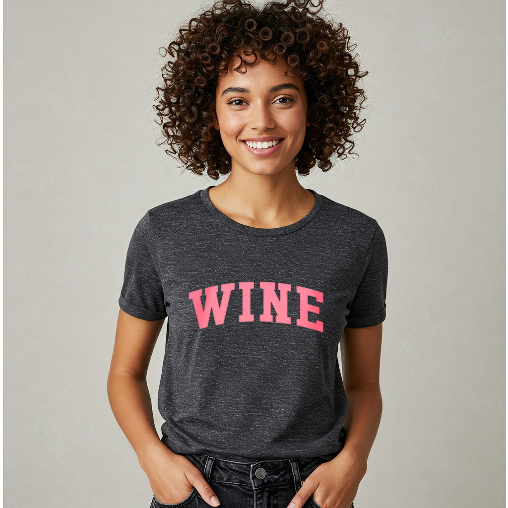 WINE - T-shirt (Women's) - grey
