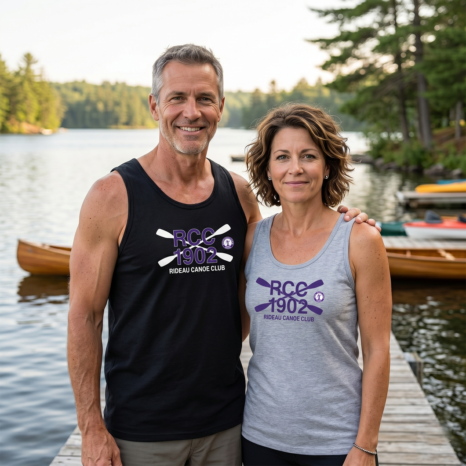 RIDEAU CANOE CLUB - Softstyle Cotton Tank (Blade Stack)
