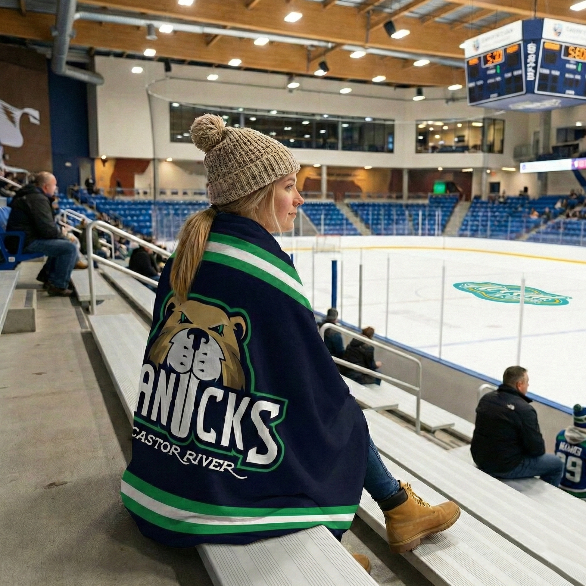 CASTOR RIVER CANUCKS - Fleece Blanket