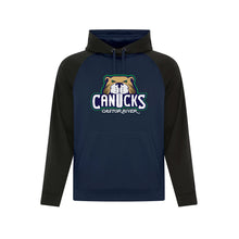 Load image into Gallery viewer, CASTOR RIVER CANUCKS - Twill Logo Performance Hoodie
