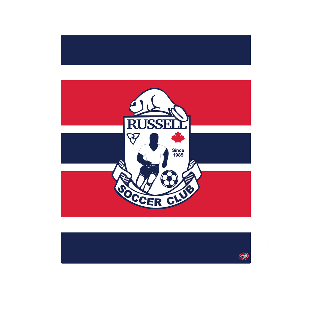 RUSSELL SOCCER CLUB - Fleece Blanket
