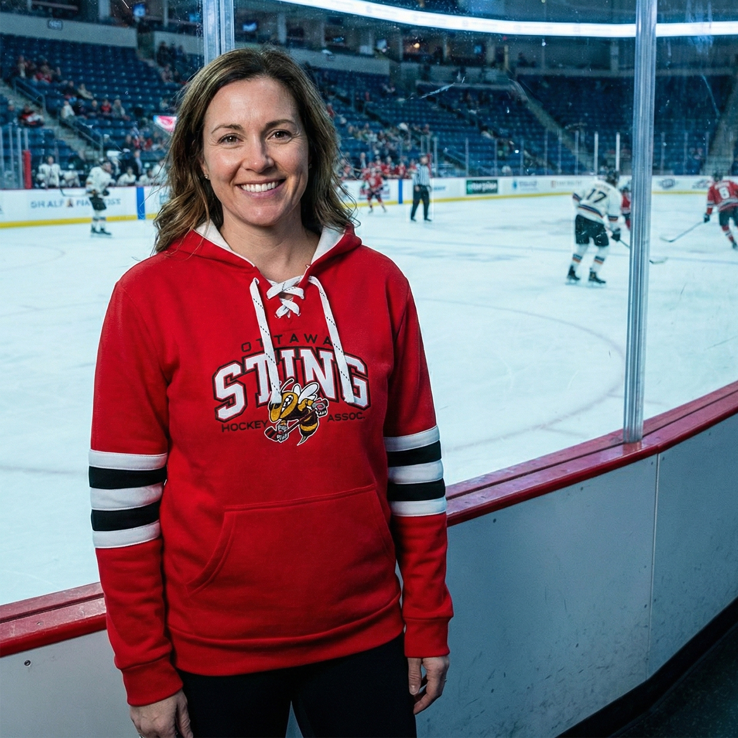 OTTAWA STING - Skate Lace Neck Performance Hoodie