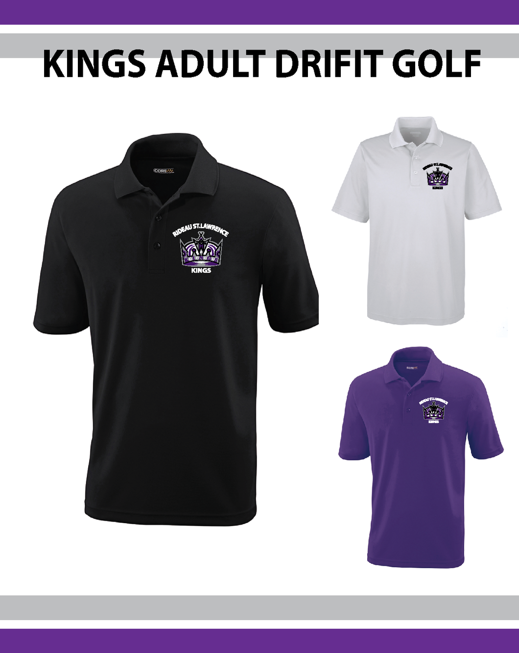 CLEARANCE RSL Kings- Drifit Golf Shirt