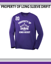 Load image into Gallery viewer, CLEARANCE RSL Kings- Drifit Long Sleeve (Property of Logo)
