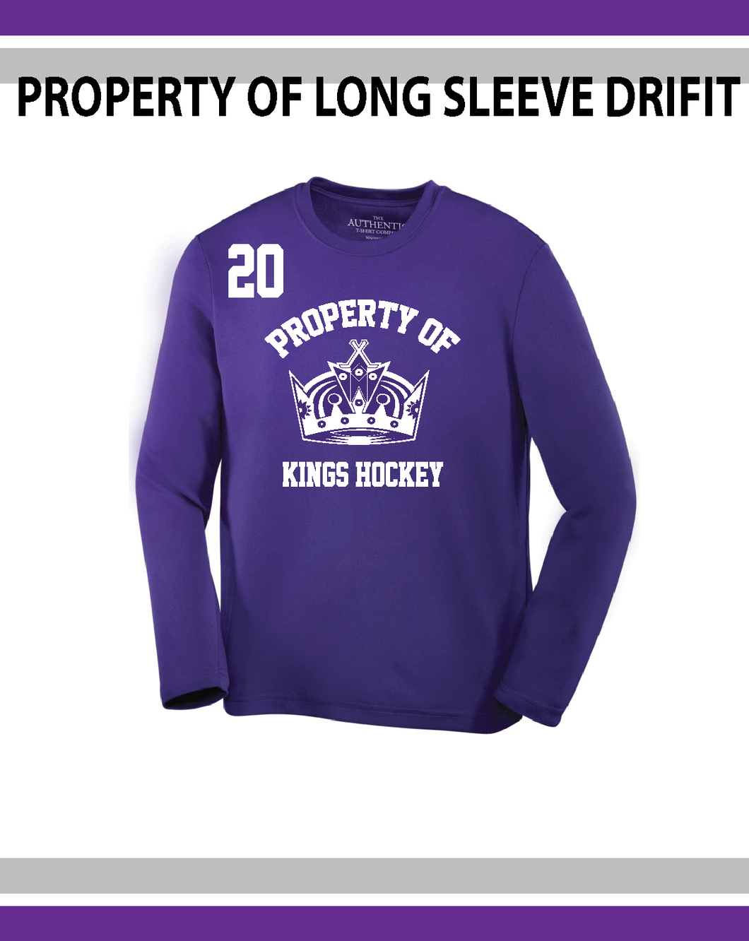 CLEARANCE RSL Kings- Drifit Long Sleeve (Property of Logo)