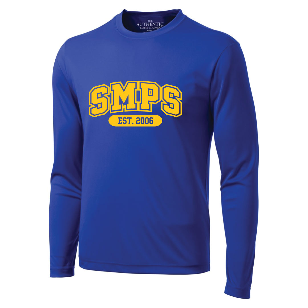 SMPS - Blockletter Polyester Long Sleeve