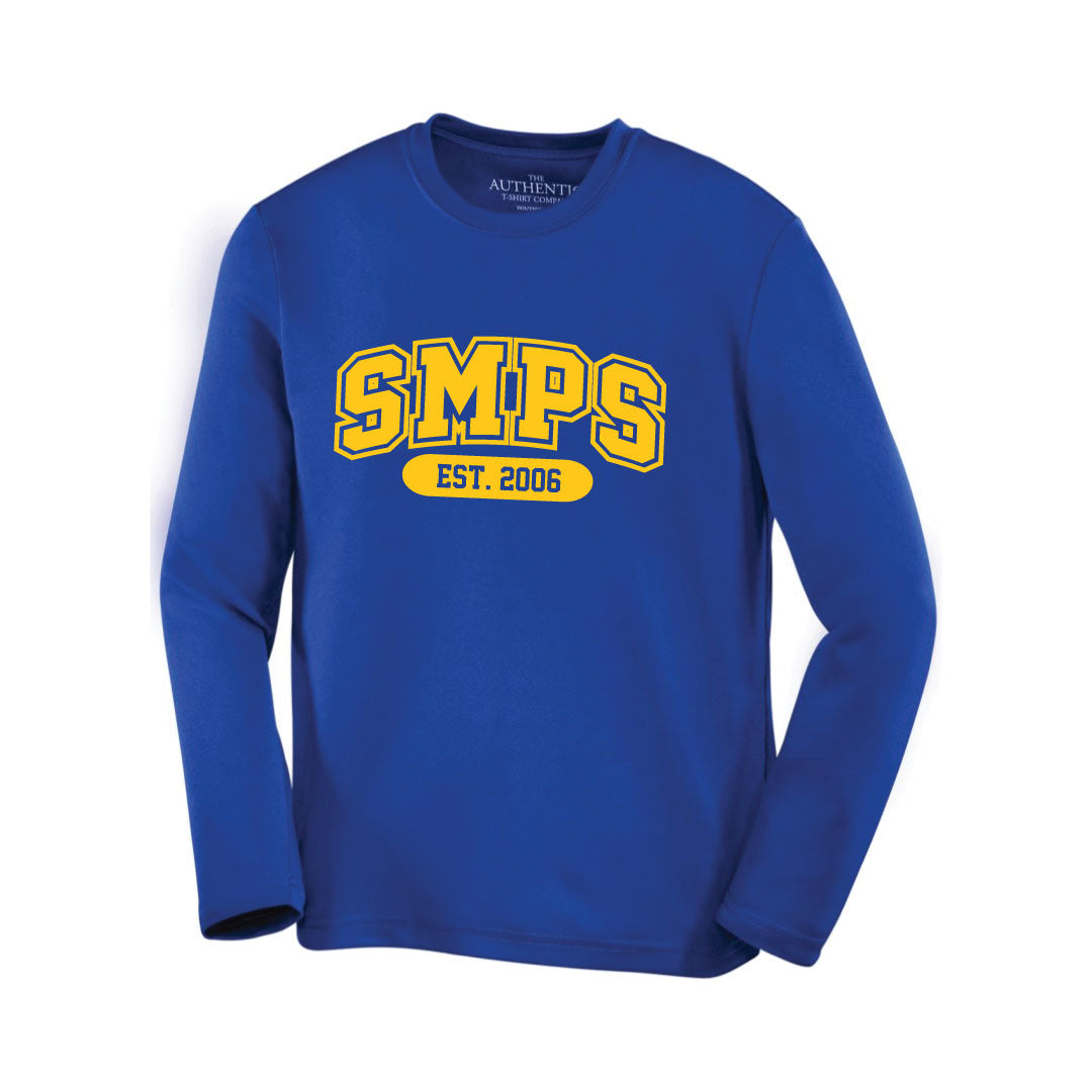 SMPS - Blockletter Polyester Long Sleeve