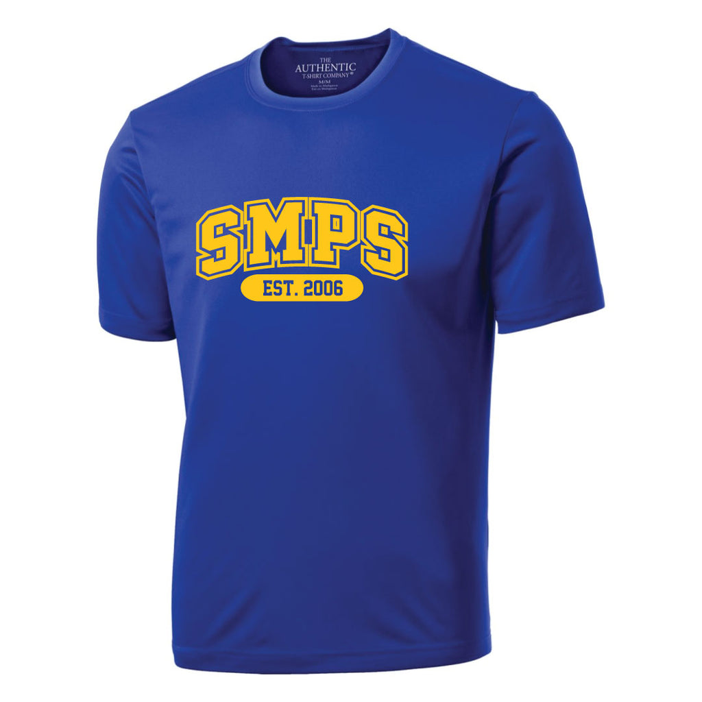 SMPS - Blockletter Polyester T-shirt