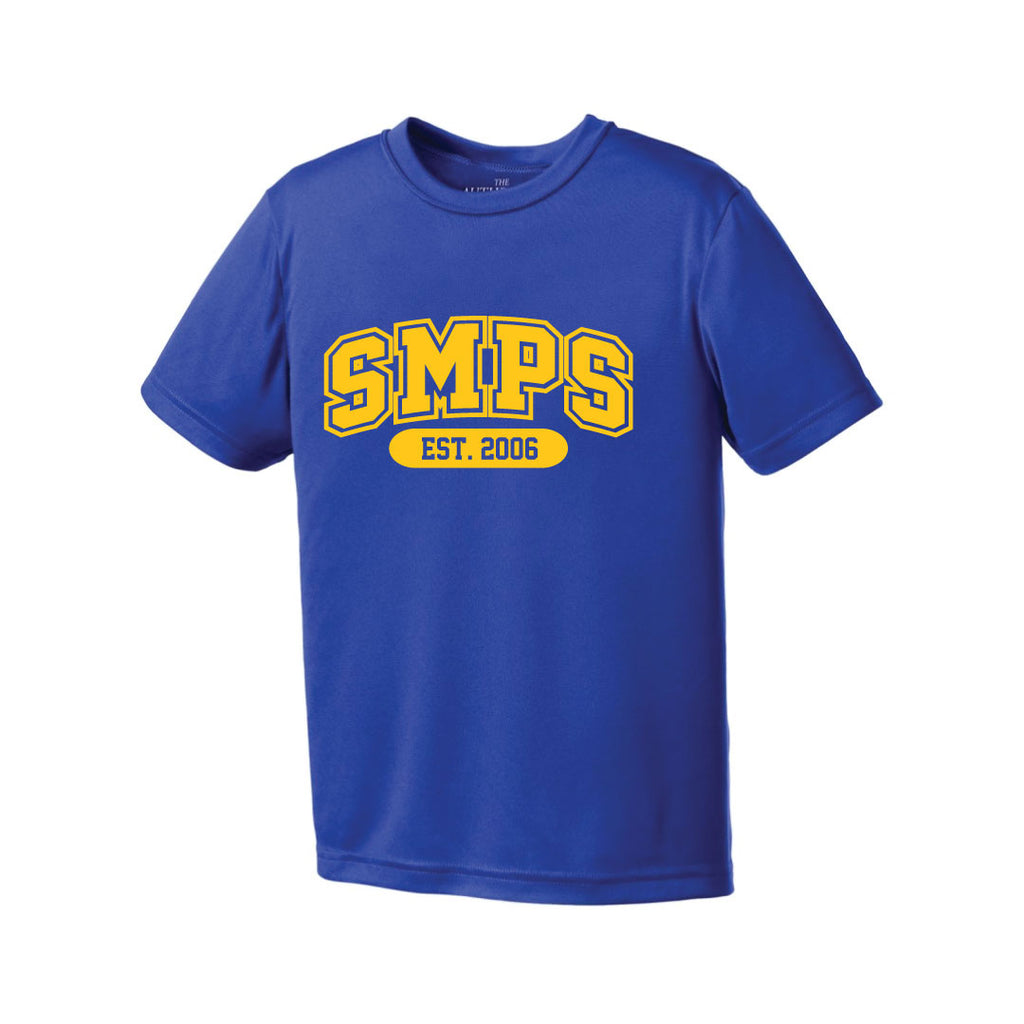 SMPS - Blockletter Polyester T-shirt
