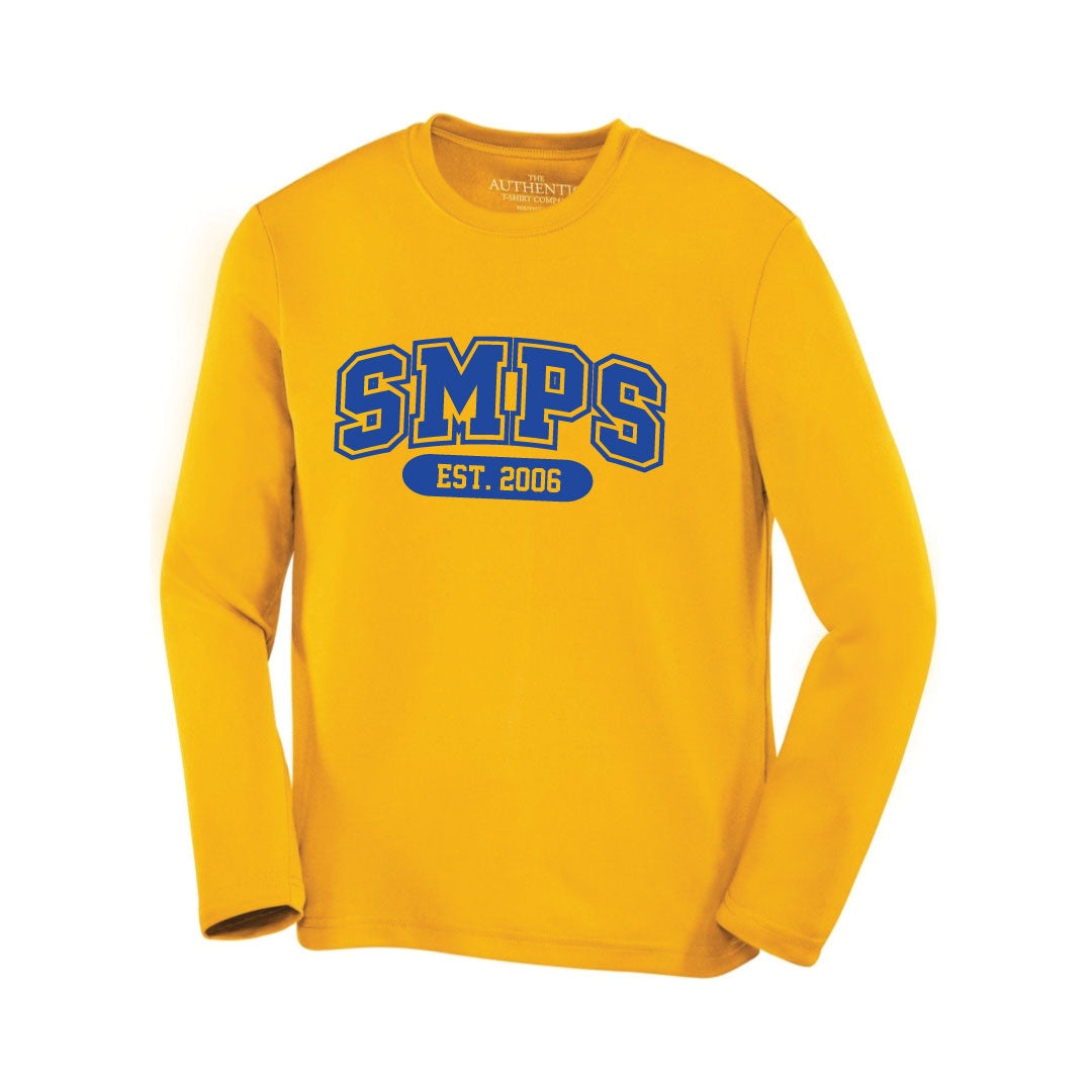 SMPS - Blockletter Polyester Long Sleeve