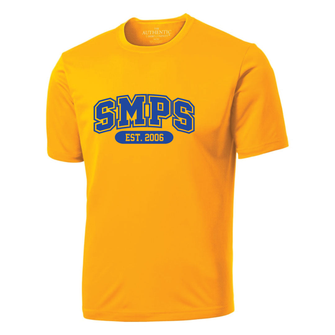 SMPS - Blockletter Polyester T-shirt