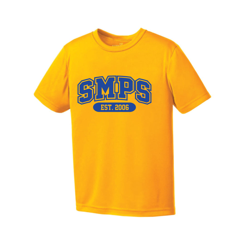SMPS - Blockletter Polyester T-shirt